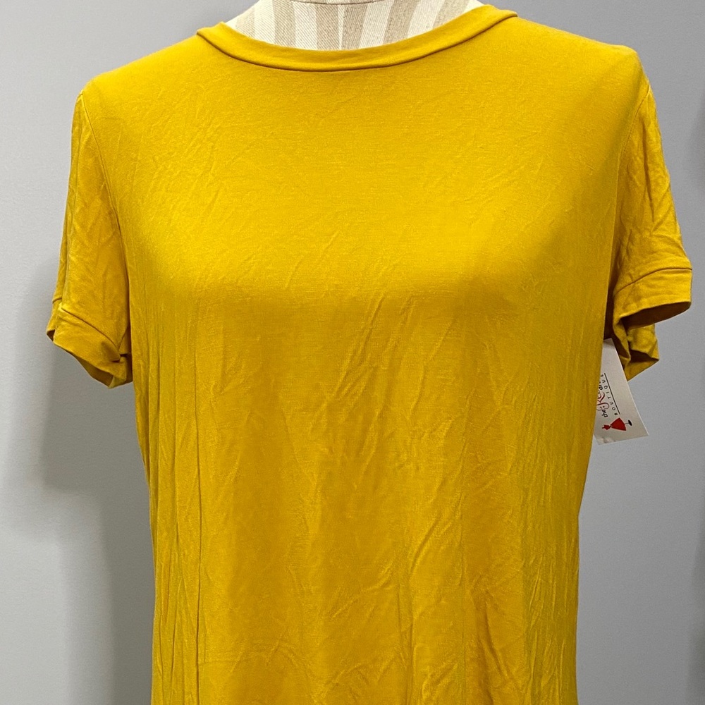 Mustard T Shirt Dress